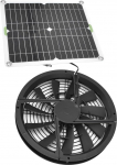 VBESTLIFE p&auml;ikesepaneelide ventilaator, 3000RPM veekindel kasvuhoone ventilaator koos metallist kaitseruuduga, sobib v&auml;ikestele kanalaudadele, varjualustele, lemmikloomade majadele, akna v&auml;ljat&otilde;mbele