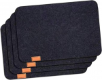 1 komplekt vildist kohamatid Willow Outdoor Place Mats Place Mats Place Mats kodu jaoks Soojuskindlad lauan&otilde;ude matid Vildist padjad Soojuskindlad kohtamattad Mustad