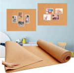 QNDUGJFER Korktafelrolle, braune Korktafelrolle, Selbstklebende rahmenlose Korktafelfliesen, dekorative Nachrichten-Vision-Board f&uuml;r Zuhause, Schule, B&uuml;ro, Flurwand (Farbe: 8 mm, Gr&ouml;&szlig;e: 1,22 x 1,64 m