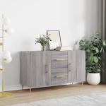 puraday Sonoma Sideboard kapp 100 x 36 x 60 cm K&uuml;lgkapp Hoiukapp Kontorim&ouml;&ouml;bel Elutuba Vintage Magamistuba Esikoda S&ouml;&ouml;gituba Vitriinkapp Esikoda Esikonnakapp Hall