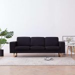 MOONAIRY 3-kohaline diivan, P&otilde;randadiivan, Chaise Lounge, v&auml;ike diivan, diivan, diivan, diivan, l&otilde;&otilde;gastav diivan, diivanid ja diivanid, elutoa diivan, teismeliste tuppa, must kangas
