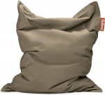 Fatboy Original Canvas Bean Bag XXL - T&auml;iskasvanute Bean Bag - vastupidav ja vastupidav lamamistool siseruumides - mugav ja t&auml;idetav lugemistool ja m&auml;ngutool - 180 x 140 cm - Taupehall