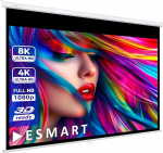 ESMART Professional Mirolo rulooekraan (suuruste valik), 295 x 165 cm, 16:9, kodukino projektor, projektsiooniekraan rulooekraan, LCD, LED