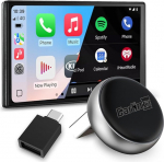 Carlinkit Wireless CarPlay & Android autoadapter - Mini Ultra 3, teisendab OEM-kaabli&uuml;henduse traadita CarPlay/Android autosse iPhone'ile ja Androidile 11+, USB-A/Type-C Plug & Play, Online-uuendus
