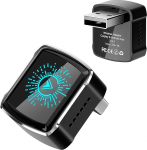 MYPIN 2-in-1 juhtmevaba CarPlay adapter iPhone'ile ja Android autole, Plug & Play &uuml;henduvus, &uuml;hildub &uuml;le 1000 s&otilde;idukiga, must