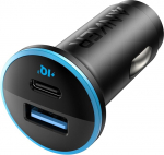 Anker 52,5 W sigaretis&uuml;&uuml;taja USB C, 323 12 V mobiiltelefoni laadija autosse, autolaadija iPhone 17/16/15/14/13/12, Galaxy S24, iPad Pro, Pixel jaoks.