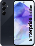 Samsung Galaxy A55 5G Enterprise Edition Android nutitelefon &auml;ritelefon 6GB RAM / 128GB 50MP kaameraga Samsung Knox vee- ja ummistuskindel IP67 must