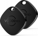 VOCOlinc Key Finder Tag Pack of 2 &uuml;hildub Apple'iga Kus on? App (ainult iOS, mitte Androidile), Bluetooth v&otilde;tmej&auml;lgija rahakoti, koti, kohvri jaoks, vahetatav aku.