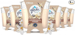 Glade Romantiline vanilje&otilde;ie l&otilde;hnak&uuml;&uuml;nal klaasist, 6 tk (6 x 112 g), kuni 27 tundi p&otilde;lemisaega k&uuml;&uuml;nla kohta.