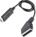 1080P SCART HDMI konverteri adapter, SCART HDMI adapteri kaabel heli video VHS VCR, DVD Recorder seadmed, 1080P 720P HD kaabel, Micro USB, DC5V toiteallikas