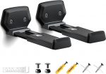ELETIUO Soundbar-Wandhalterung, tiefenverstellbar, 9,7-16,5 cm, universelle Soundbar-Halterung unter dem Fernseher f&uuml;r Samsung, Sony, LG, Vizio, Bose, JBL, Sonos, h&auml;lt bis zu 22,7 kg, Schwarz