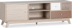 HOMN LIVING Maia TV-kapp 1 ukse ja 3 sahtliga, mitmev&auml;rviline, 150 cm (laius) 40 cm (s&uuml;gavus), 50 cm (k&otilde;rgus)