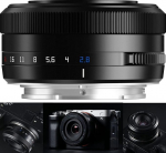 TTARTISAN 27 mm F2.8 objektiiv automaatne fookus APS-C peegelkaamerale ainult Sony E-Mount kaameratele A5000 A6600 NEX-3 NEX-3N NEX-7 NEX5 CA7 A7I A7R A7S A7SI A7SII A9 ja teistele (must)