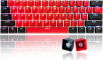 GTSP 61 punased klahvikorkid, 60% klahvikorkide komplekt PBT OEM Ducky klahvikorkid koos v&otilde;tmete v&auml;ljat&otilde;mbajaga, mis sobivad Cherry MX l&uuml;litite GK61 mehaanilisele m&auml;nguklaviatuurile (Milano A)