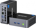 GMKtec Mini PC Intel i5-12450H (Turbo 4.4GHz) 16GB (8x2) DDR4 3200MHz 1TB M.2 PCIe3.0 NVMe SSD Mini arvuti, USB 3.2/WiFi 6/BT5.2, 2.5G Ethernet/Type-C (DP/Data)/HDMI*2/4K Lauaarvuti