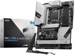 MSI PRO Z790-A MAX WiFi emaplaat, ATX - toetab 12. 13. ja 14. p&otilde;lvkonna Intel Core protsessoreid, LGA 1700, DDR5 7800+MHz/OC, PCIe 5.0 x16 pesa, 4 x M.2 Gen4 pesa, Wi-Fi 7, 2.5G LAN