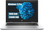HP ProBook 640 G5 Business Laptop, 14-tolline FHD (1920x1080), Intel Core i5-8265U, 16 GB RAM, 256 GB SSD, USA QWERTY klaviatuur, Windows 11 Pro (renoveeritud)