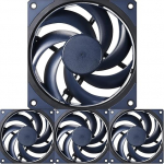 Cooler Master Mobius 120 Geh&auml;usel&uuml;fter - 120mm L&uuml;fter mit Ring-Blade-Design (PWM), extrem langlebiges Loop Dynamic Bearing (max. 63,1 CFM, 2,69 mmH2O, 22,6 dBA), abgeschr&auml;gter Air-Focus-Rahmen, mustanahaline