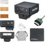 GODOX IT20 O kaamera v&auml;lk, IT20O TTL mini v&auml;lk, taastumisaeg 1,5 sekundit, &uuml;hildub Olympus E-M1 Pen-F E-M10 II E-PL8 E-M10 III E-P5, Panasonic GH4 100 F1 G85 GX85 LX100 S1 (must)