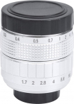 35mm F1.7 C-Mount fikseeritud fookusega objektiiv peegelkaameratele, telekaameratele ja filmikaameratele (h&otilde;bedane)