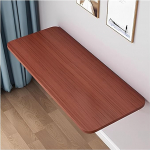Moderner Klapptisch zur Wandmontage, Klappbare Werkbank, Kompakte L&ouml;sung (Teakfarbe, 100 x 40 cm)