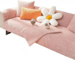 YYDSWTW Diivanikatted Anti Pet Hair Covers K&otilde;ik hooajad Super praktiline ja mittelibisev m&uuml;&uuml;dud &uuml;ksik/mittekomplekt 90&times;240cm (35.43&times;94.49in) roosa