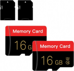 2 x Micro m&auml;lukaardid 16 GB koos adapteriga, C10/U3/UHS-I/A1, TransFlash kaart, TF kaart kaamerale, nutitelefonile, tahvelarvutile, droonile (6 GB x 2)