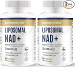 Liposomaalne NAD+ toidulisand 500 mg koos TMG 250 mg - k&otilde;rgekvaliteediline pehme geelivormel parema imendumisega (60 tk (2 tk)))