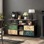 K&ouml;&ouml;gikapp t&ouml;&ouml;tasapinnaga, k&ouml;&ouml;gikapp, k&ouml;&ouml;gikapp 4 sahtliga, buffeekapp t&ouml;&ouml;tasapinnaga, s&ouml;&ouml;gitoa m&ouml;&ouml;bel s&ouml;&ouml;gituppa, elutuppa, 108 x 29,8 x 76,8 cm