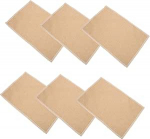 NIYANGLE 6 St&uuml;ck Teiliges Platzset Jute Optik mit Spitzenmuster Hitzebest&auml;ndige rutschfeste Tischmatten f&uuml;r Esszimmer und K&uuml;che Maschinenwaschbare Tischsets Dekorative Platzdeckchen im