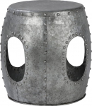 Vantaa k&uuml;ljelaud &Uuml;mmargune l&auml;bim&otilde;&otilde;t 38 x 43 cm h&otilde;bedane Unikaalne k&auml;sitsi valmistatud metallist t&ouml;&ouml;stusdisainiga kohvilaud keevitusn&otilde;eltega elutoa laud diivanilaud salongilaud hoiulaud metallist