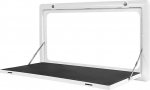 Klapptisch f&uuml;r Wohnmobile, Wandmontage, Klapptisch mit LED-Licht, ideal f&uuml;r Wohnmobile und Wohnmobile, platzsparendes Design, Wei&szlig;