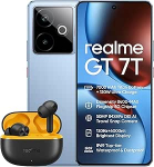 realme GT 7T 256GB 12GB IceSense Blue versioon koos laadijaga + T200 Lite Black