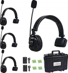 Came-TV 4-pack traadita Waero intercom peakomplekt, t&auml;isdupleksne intercom-sides&uuml;steem, kaugus kuni 1200 jalga, mikrofoni ENC m&uuml;rasummutus- ja m&uuml;rasummutusfunktsiooniga