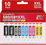 Starink CLI 581 PGI 580 XXL Canoni printerikassettidele 580 581 Multipack, PGI-580 CLI-581 Canon Pixma TR8550 TS705 TS6350 TS6250 TS6150 TS8250 TS8150 TS9550 6351 TS6151 TS6251 TR8500 TR7550,10 P