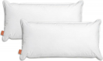 sleepling 193790 2 veepadja komplekt Ortopeediline padjakate 100% puuvillast Valmistatud ELis Pestav kuni 40 kraadini 40 x 80 cm Valge