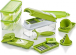 Genius Nicer Dicer Smart, including Julietti, 16 pieces, fruit cutter, onion cutter, potato chipper, tomato cutter, vegetable cutter, as seen on TV