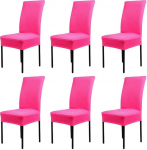 Sunnykud Universal stretch chair covers, set of 4, 6, elastic, modern protector, chair cover, stretch chair cover, bi-elastic fit