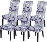 SearchI Parsons Chair Covers for Dining Room Chairs, Stretchy Super Fit Spandex Removable Washable for Kitchen Dining Room Hotel Ceremony