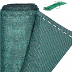 Relaxdays aiapaneel, privaatsusekraan tarade ja piirdete jaoks, HDPE (k&otilde;rge tihedusega pol&uuml;et&uuml;leenist) kangas, UV-stabiliseeritud, ilmastikukindel, erinevad suurused, roheline.