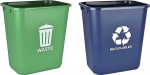 Acrimet pr&uuml;gikast ringlussev&otilde;tuks ja j&auml;&auml;tmeteks 27 kvartali / 24 liitrit (plastist) (roheline ja sinine) (2 tk komplekt)