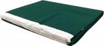 P&auml;ikesevarju &auml;&auml;ristega ja patenteeritud r&otilde;ngastega Akr&uuml;&uuml;lkiust puuvillane Suurused 140 x 250 cm - 140 x 300 cm &Uuml;hev&auml;rviline 6 v&auml;rvi, roheline