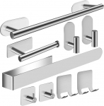 R&auml;tikuhoidja ei vaja puurimist 9 t&uuml;kki r&auml;tikuhoidja Vannitoa r&auml;tikuhoidja h&otilde;bedane r&auml;tikuhoidja seina vannitoa tarvikute komplekt r&auml;tikuhoidja k&ouml;&ouml;gir&auml;tikuga ilma puurimiseta