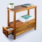 ENKEZI kitsas k&uuml;ljelaud sahtli ja avatud riiuliga - kitsas k&uuml;ljelaud v&auml;ikestesse ruumidesse, &ouml;&ouml;kapp magamistuppa v&otilde;i elutuppa, v&auml;ike &ouml;&ouml;kapp