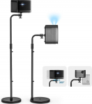 Jubor projektori statiiv, projektori p&otilde;randakinnitus, reguleeritav k&otilde;rgus 80-120 cm, projektori p&otilde;randakinnitus 360&deg; p&ouml;&ouml;rlev, projektori lagi kodukino, m&auml;ngutoa, kontori jaoks.