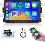 Hodozzy Carplay autoraadio Renault Captur Sandero Lodgy 2012-2017 koos Navi/WiFi, 7-tolline Renault autoraadio Bluetooth Android Car/EQ/Mirror Link/FM/RDS/SWC/USB-ga