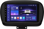 hizpo 9-tolline puuteekraaniga autoraadio, mis &uuml;hildub Fiat 500X 2014-2020 koos Carplay / Android Auto Bluetooth Navi 8-tuumaline UPC 4 + 32GB Dab autoraadio adapter WiFi 4G Mirror Linkiga