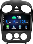 6G + 128G Android 15 autoraadio 9-tolline IPS Double DIN raadio VW Beetle 2001-2010 koos GPS navigatsiooniga Bluetooth RDS FM WiFi SWC Carplay DSP RDS DAB +