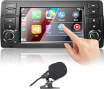 Autoraadio BMW E46 3 seeria 1999-2004 &uuml;hilduv traadita Carplay & Android auto, 7-tolline puuteekraaniga raadio/Bluetooth/FM/AM/USB/DSP/RSP/RDS/SWC/peeglilink