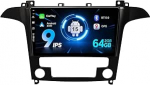 9-tolline IPS autoraadio Android 14 Ford S-Max 2007-2015 tagantvaate kaamera Carplay/Android Car/GPS/DAB/WiFi/BT5.0/USB/MirrorLink/SWC/RDS-2G+32G jaoks